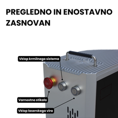 30W MOPA LASERSKI STROJ ZA OZNAČEVANJE